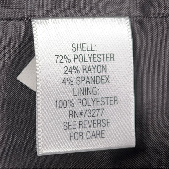 Small Apt 9 Dark Grey Tunic Blazer Style Top Button Closure Office Classic - Picture 12 of 13